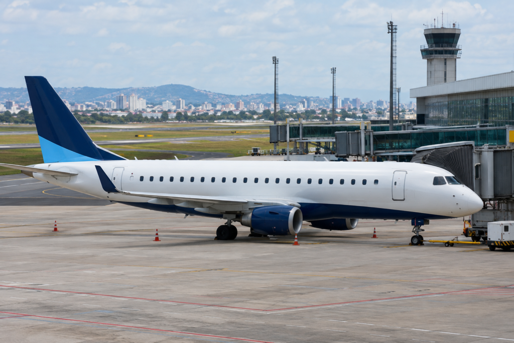 Falha global de GPS afeta voos da Azul com aviões Embraer E2