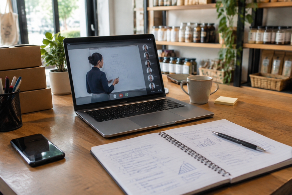 A formação será online, com aulas curtas e conteúdos voltados à rotina empresarial.