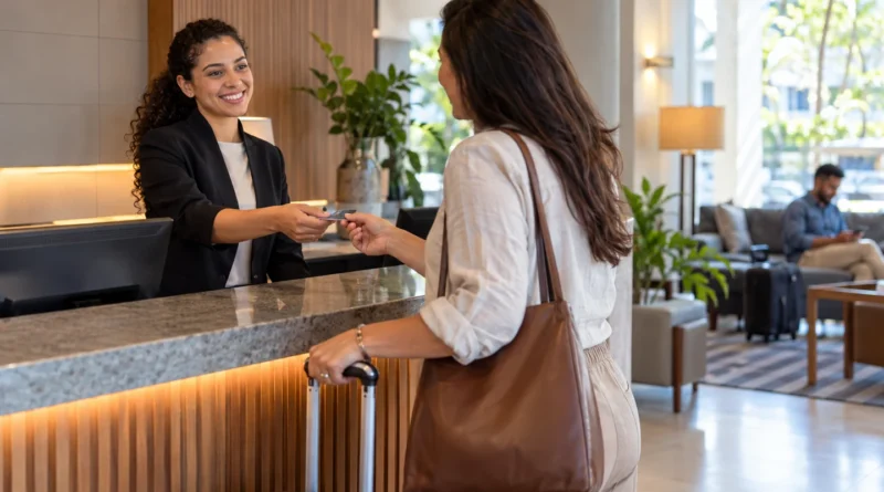 Imagem ilustrativa: recepcionistas de hotel