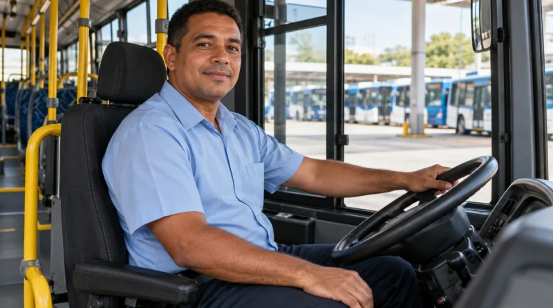 Imagem ilustrativa: motoristas de ônibus